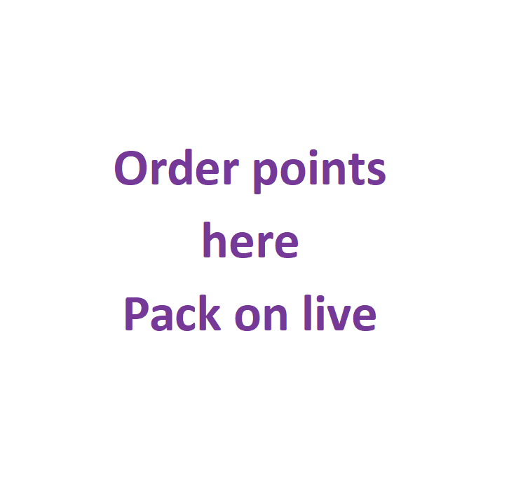 Pins socks towels figures everything pack on live